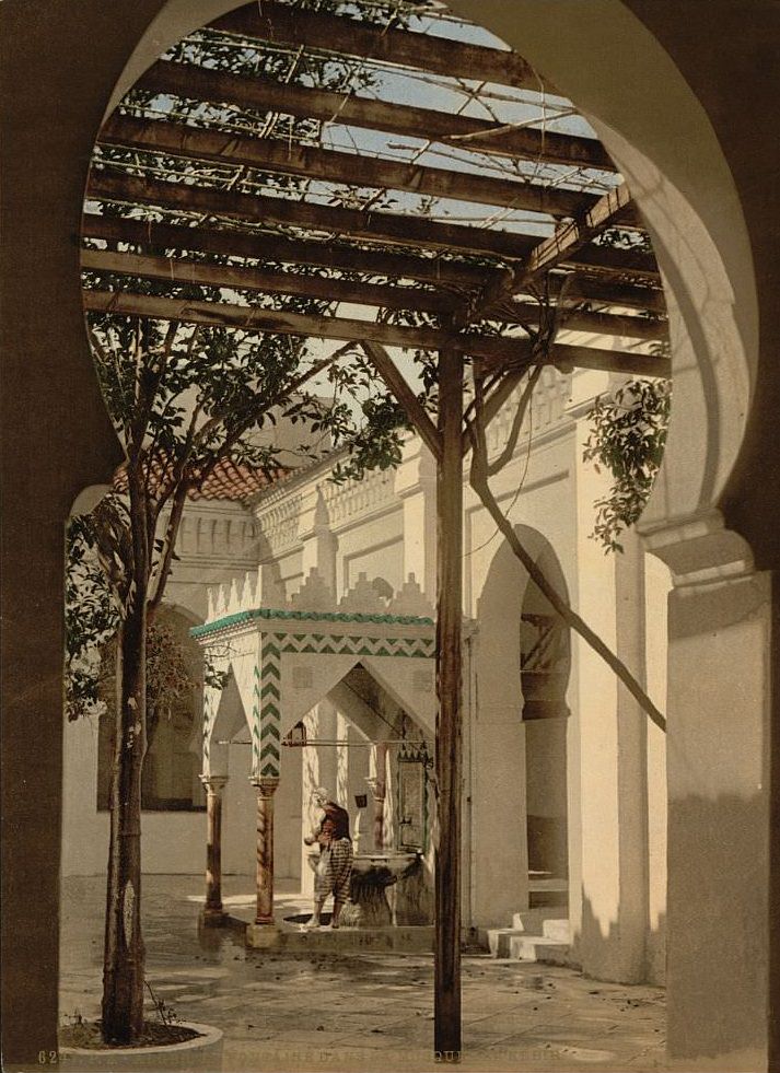 Fountain in Mosque of El Kebir, Algiers, Algeria