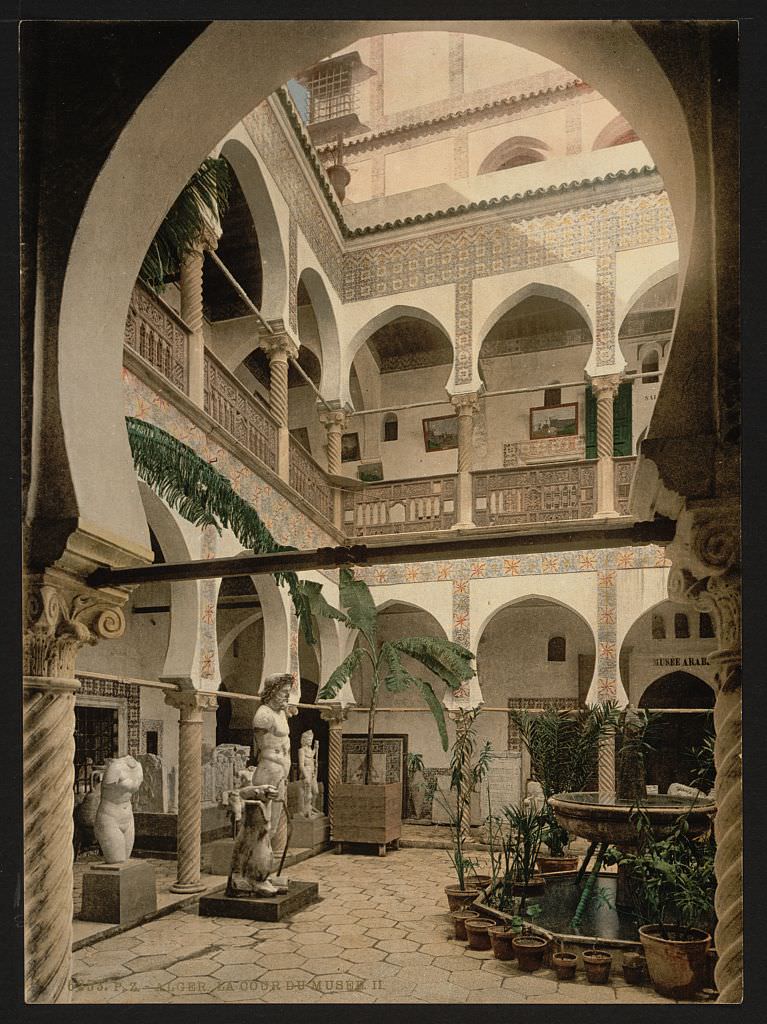 Museum: entrance hall, II, Algiers, Algeria