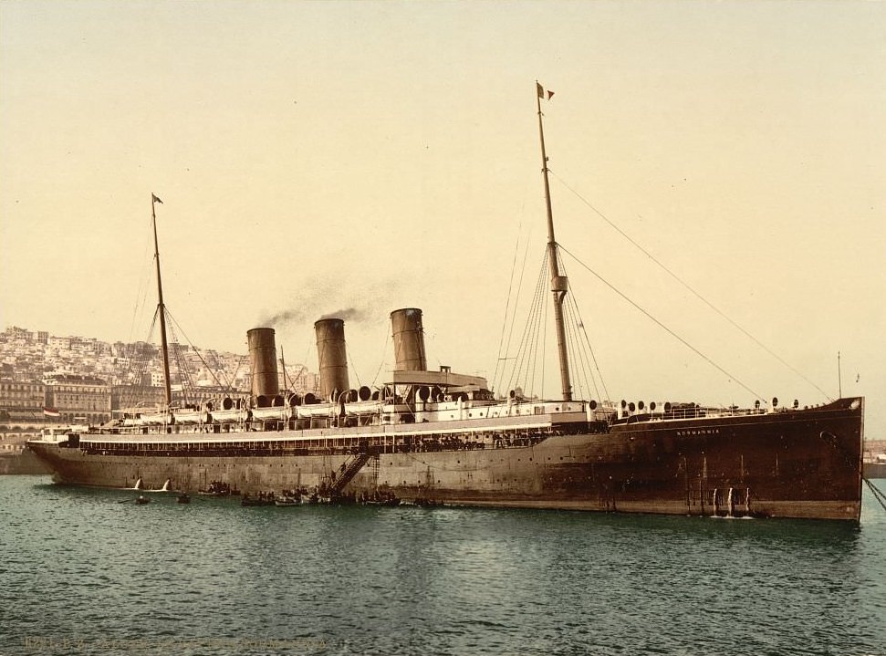 Steamship "Normannia", Algiers, Algeria