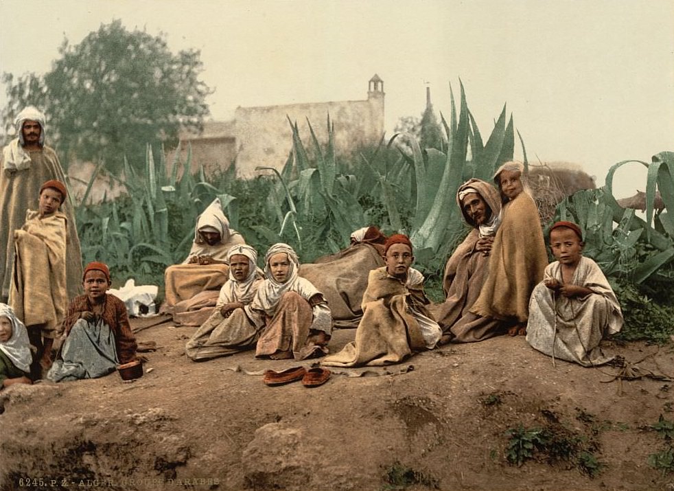 Group of Arabs, Algiers, Algeria