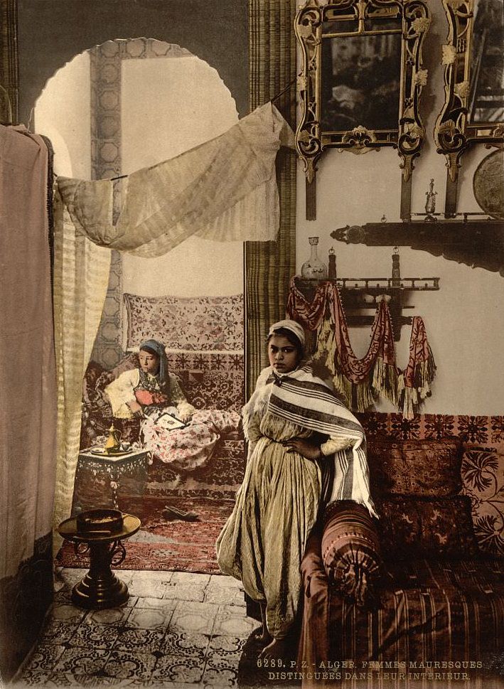 Distinguished Moorish women, Algiers, Algeria