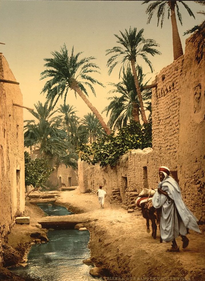 Street in the old town, I, Biskra, Algeria