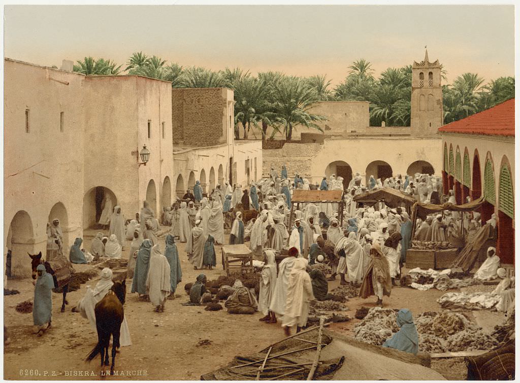 Mosque in the old town, Biskra, Algeria