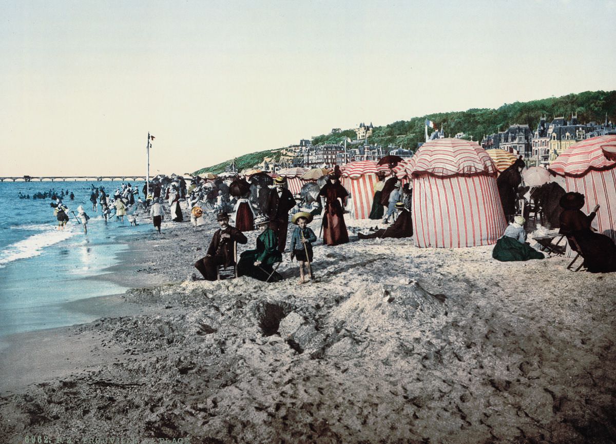 Trouville beach.