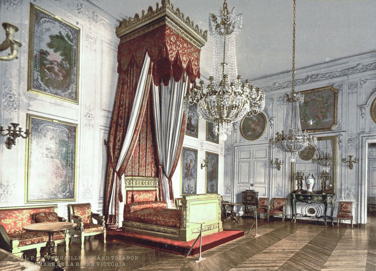 Grand Trianon, chamber of Queen Victoria, Versailles.