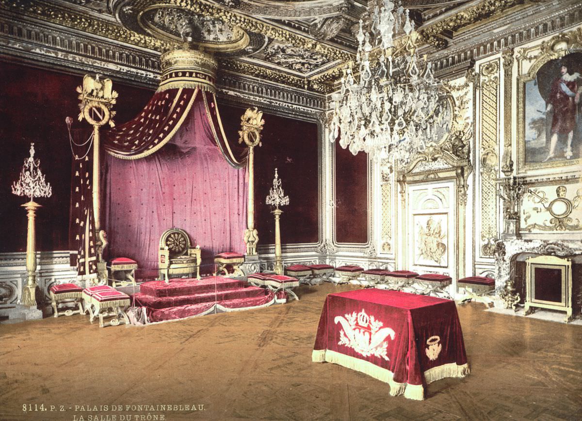 The throne room, Fontainebleau Palace.