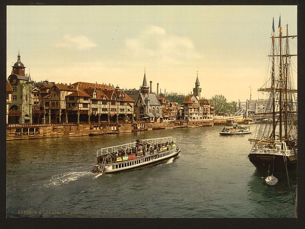 Ancient Paris, Exposition Universal, 1900, Paris, France.