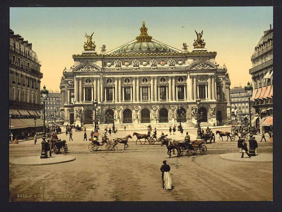 The Opera House, Paris, France.