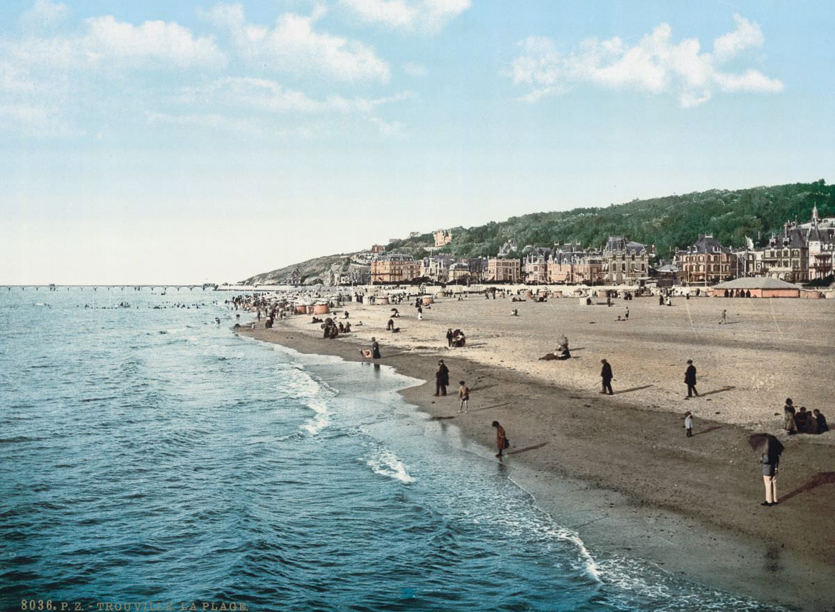 Trouville beach.