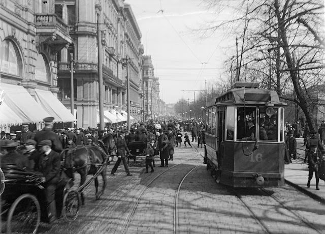 May Day celebrations in Helsinki