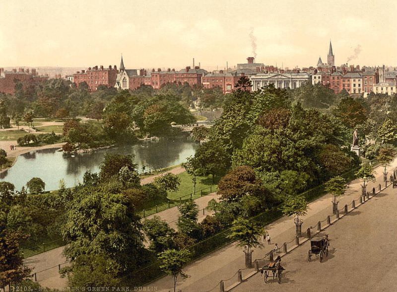 County Dublin. St. Stephen's Green Park, Dublin