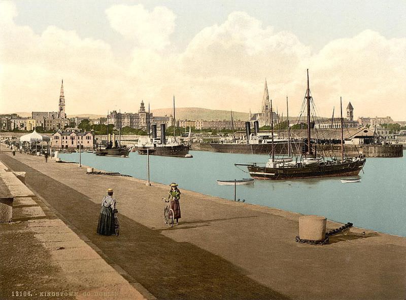 County Dublin. The Harbor, Kingstown