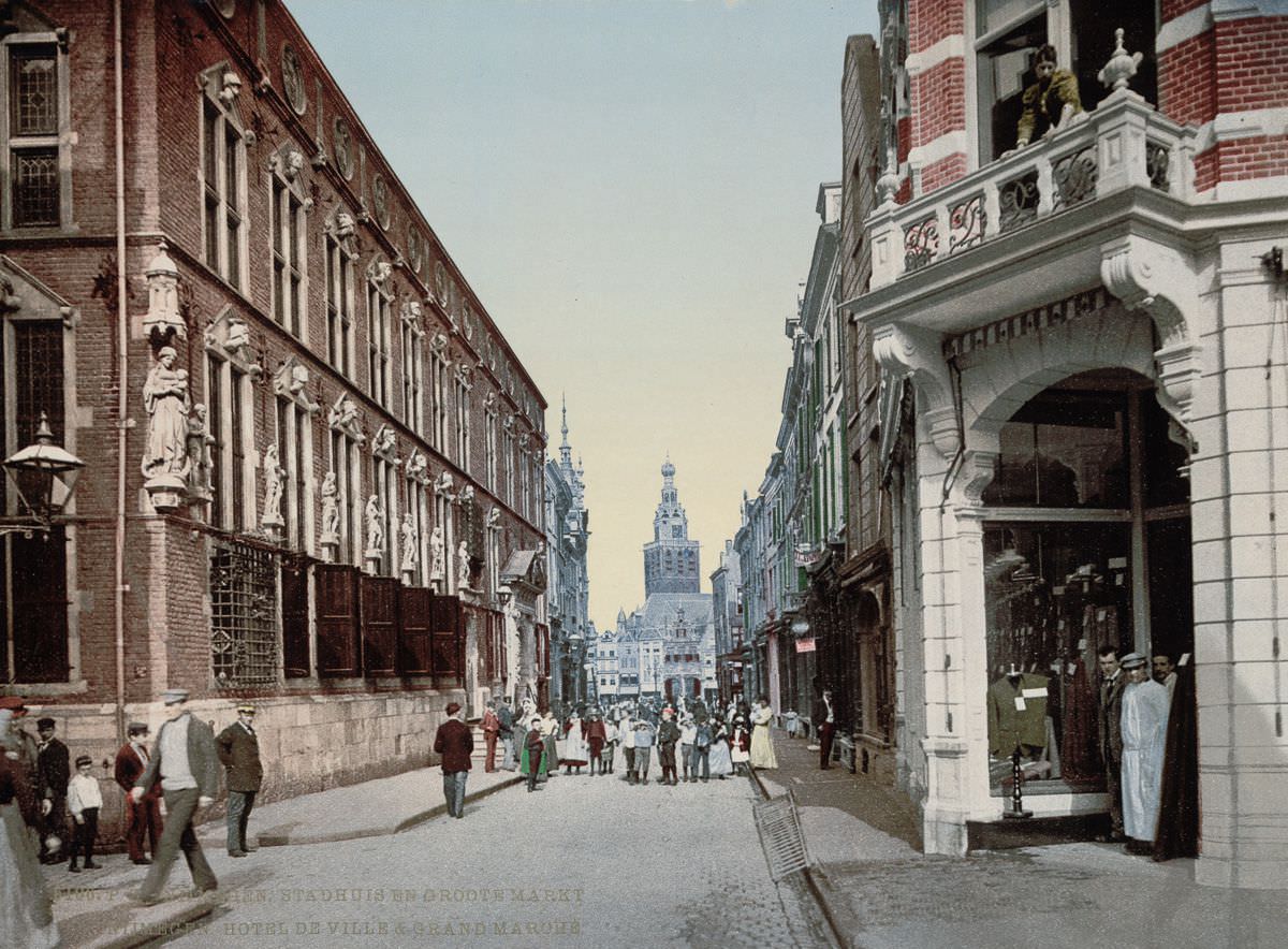 The Town Hall and great market, Nijmegen.