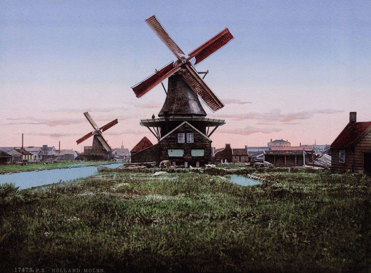 1890s Netherlands: 50+ Wonderful Color Photos Show The Cities And Countryside Of 1890s Netherlands