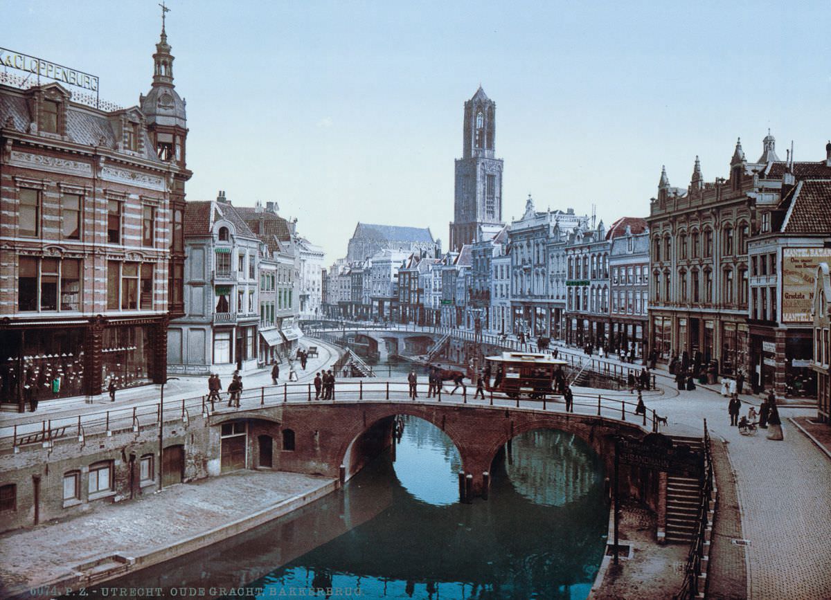 Oude Gracht Bakkerbrug, Utrecht.