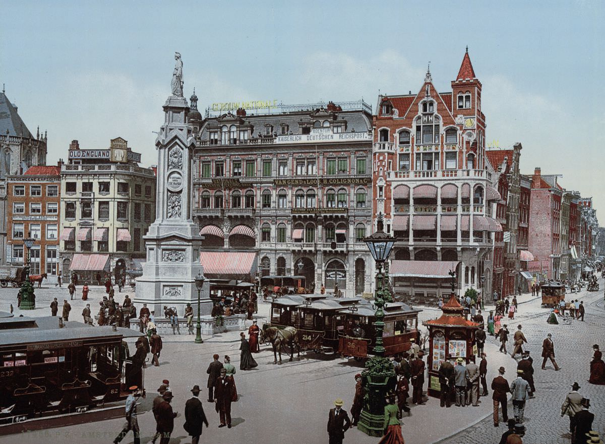 Dam Square, Amsterdam.