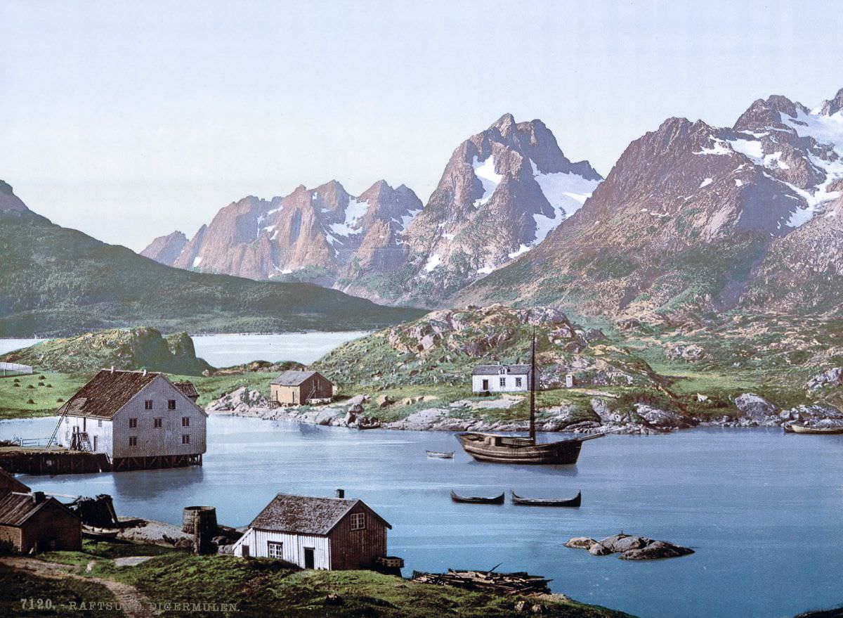 Raftsund, Lofoten, Digermulen.