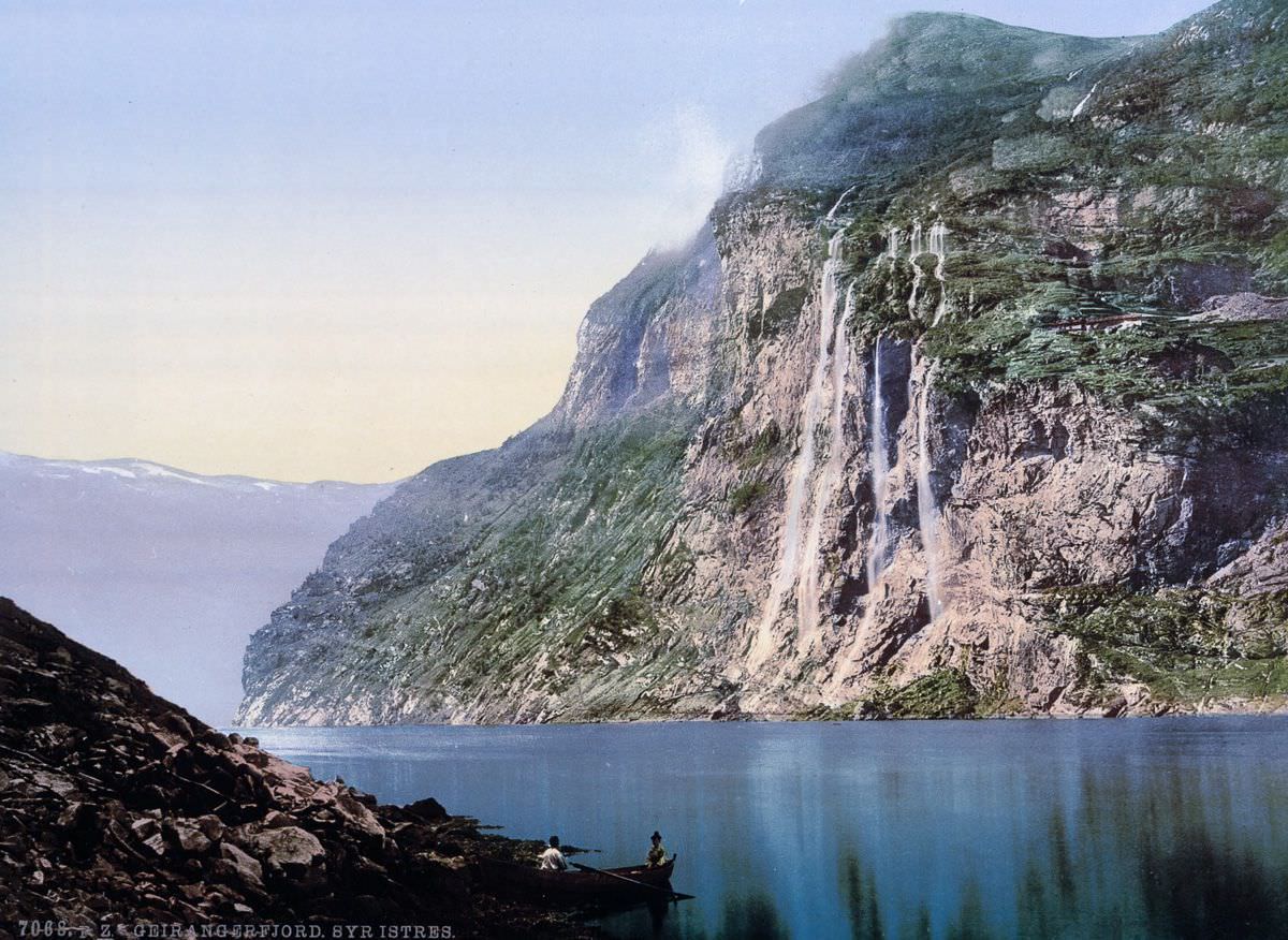 The Seven Sisters, Geiranger Fjord.