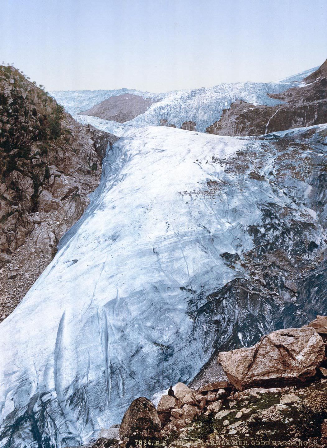 Buarbreen Glacier, Odda, Hardanger Fjord.