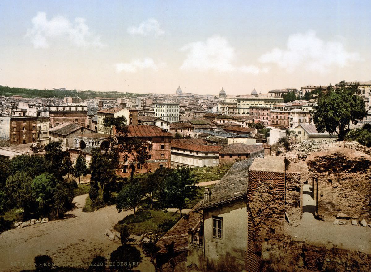 A view from the Palace of the Caesars.