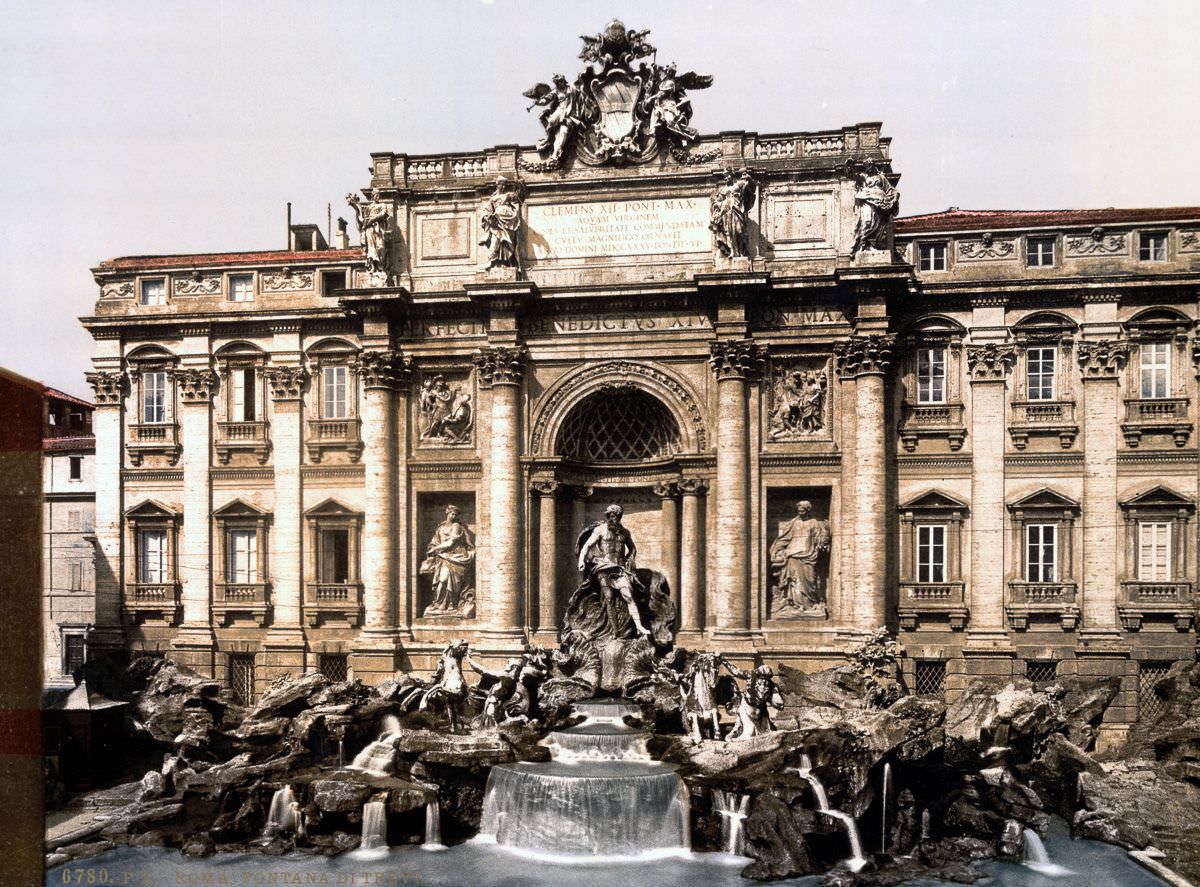 The Fountain of Trevi.