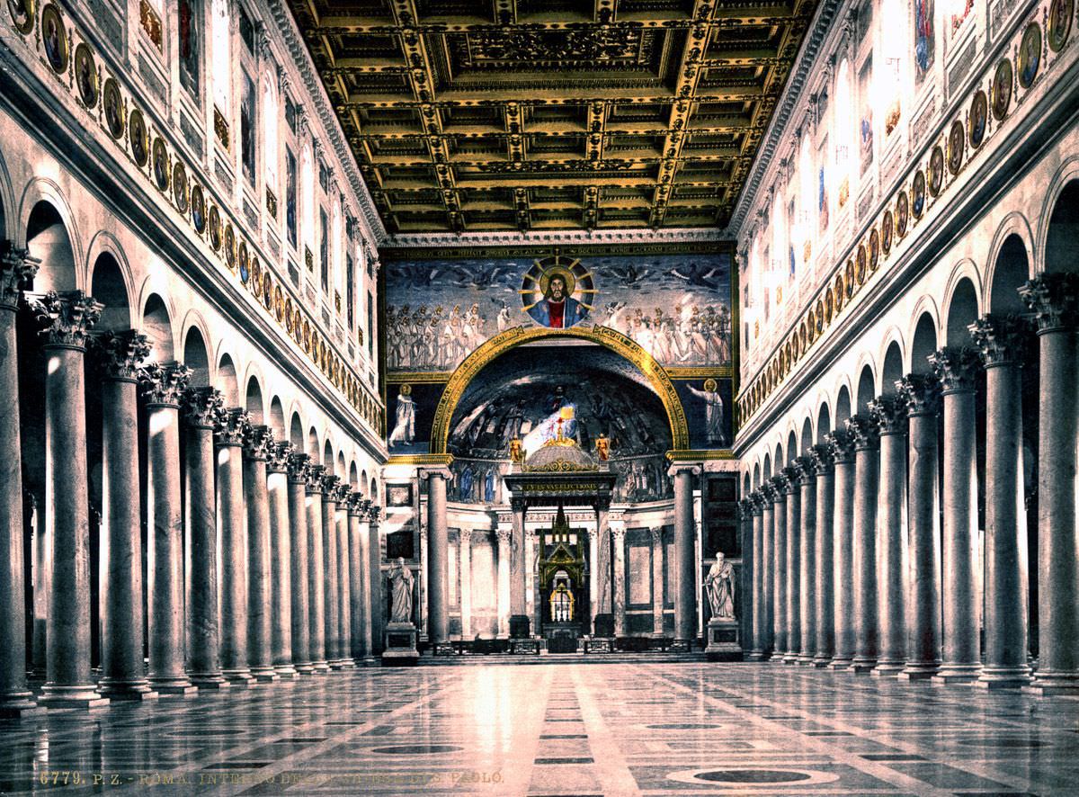 Inside St. Paul's.