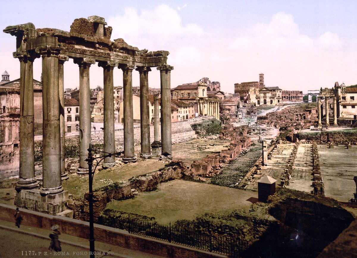 A view of the Forum.