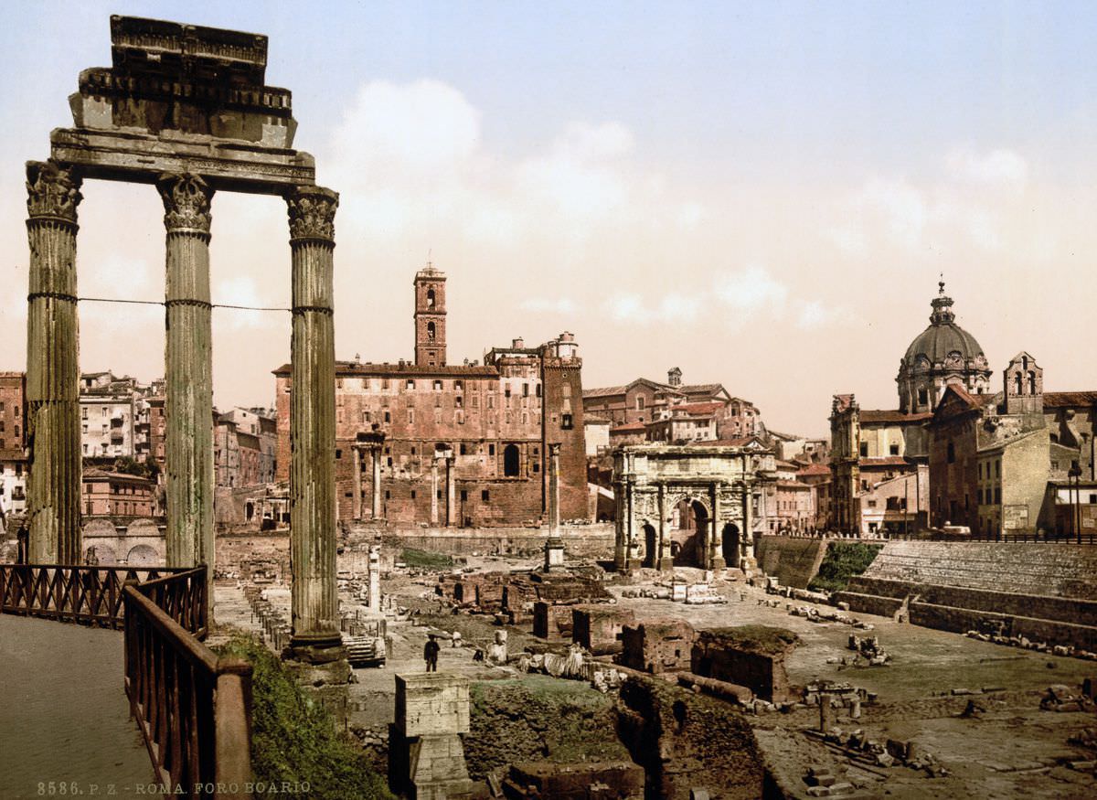 The Forum Romano.