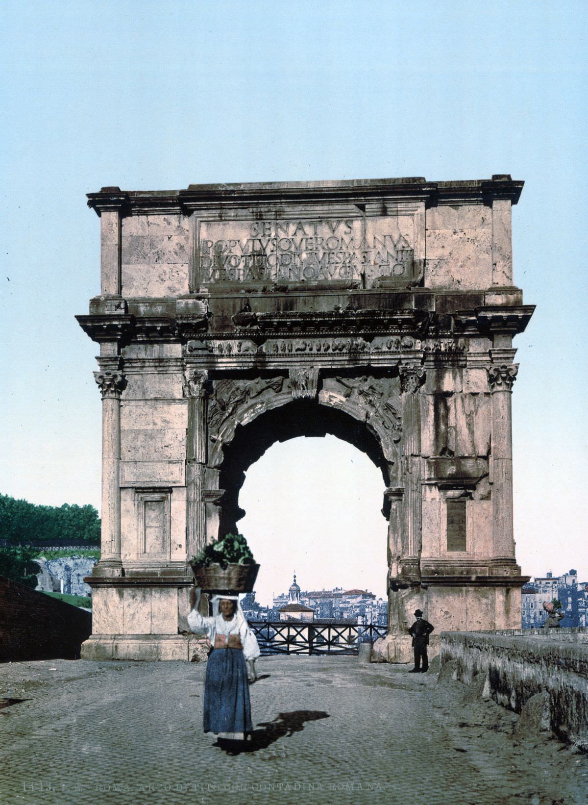 The Triumphal Arch of Titus.