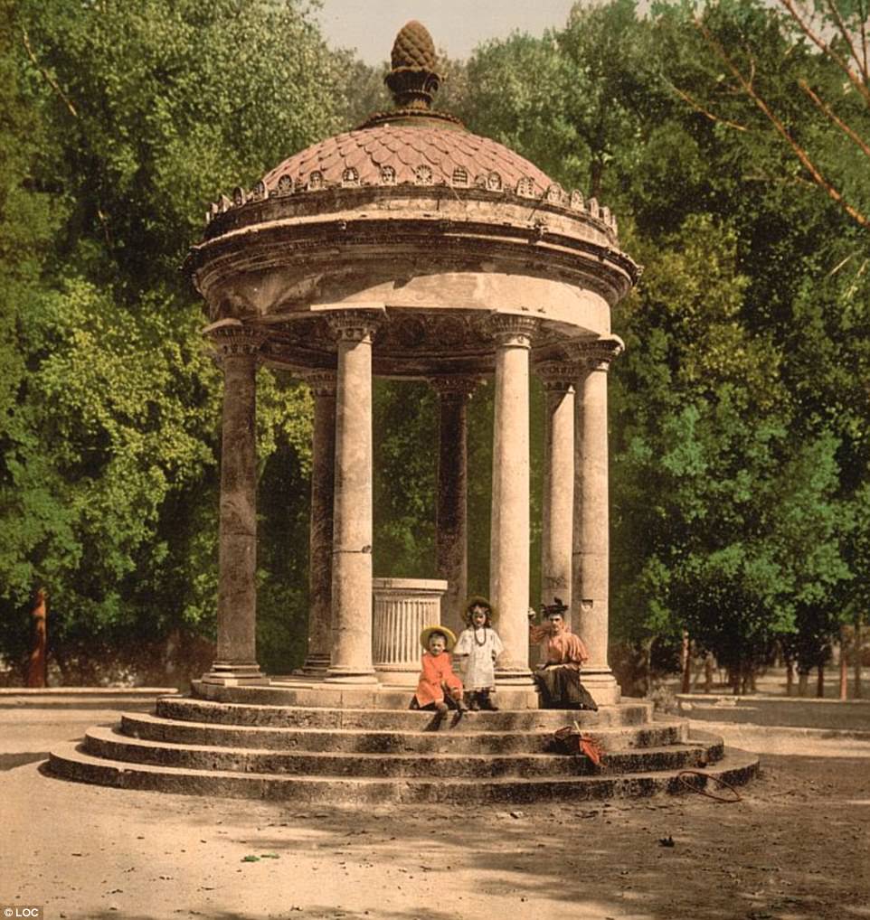 Temple of Diana in the Villa Borghese Park