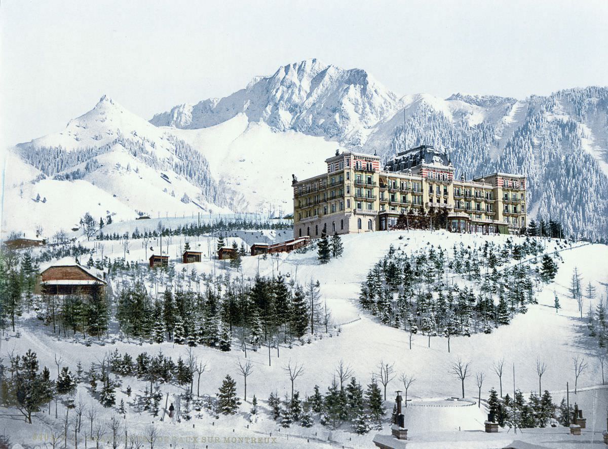 Rochers de Naye and Hotel de Caux.