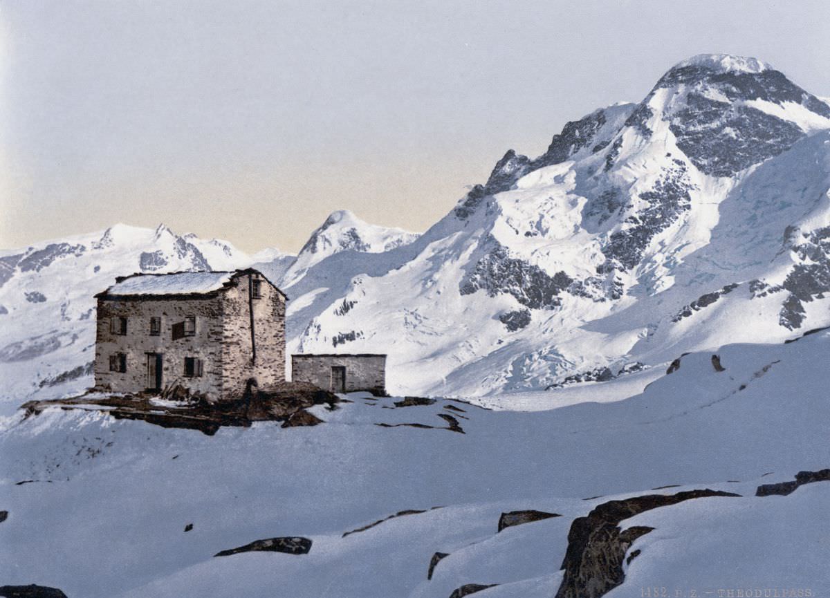 A Club Cottage at Theodulpass, Valais.