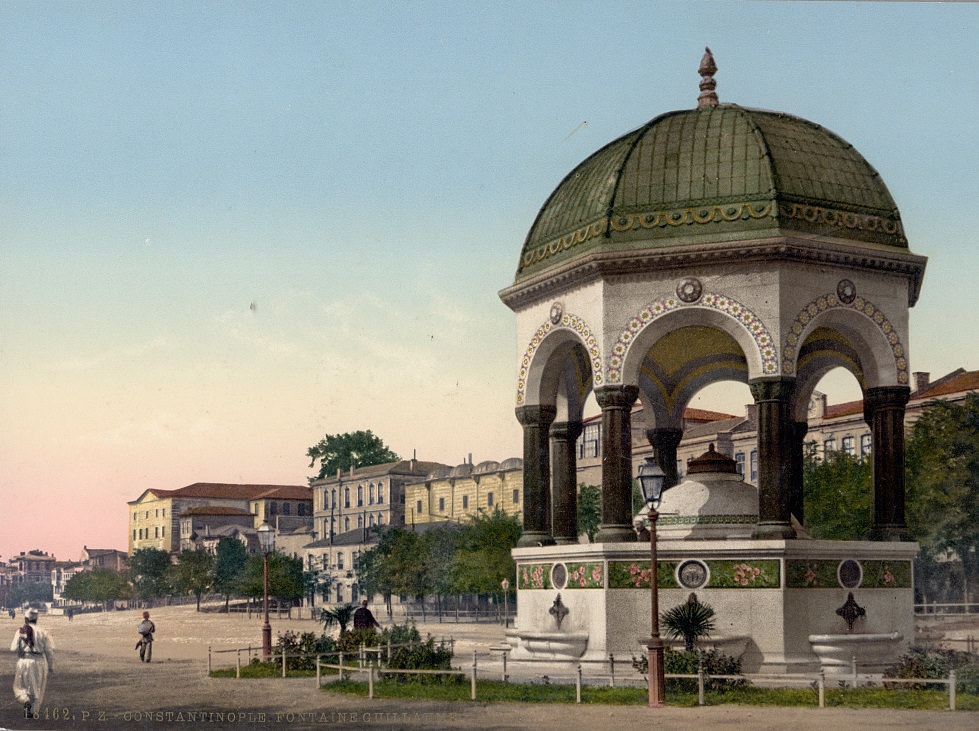 Alman (German) Fountain,Constantinople, Turkey