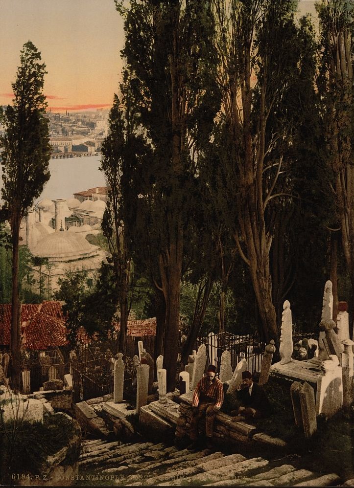 A part of the Eyoub (i.e., Uyüp) cemetery, II, Constantinople, Turkey