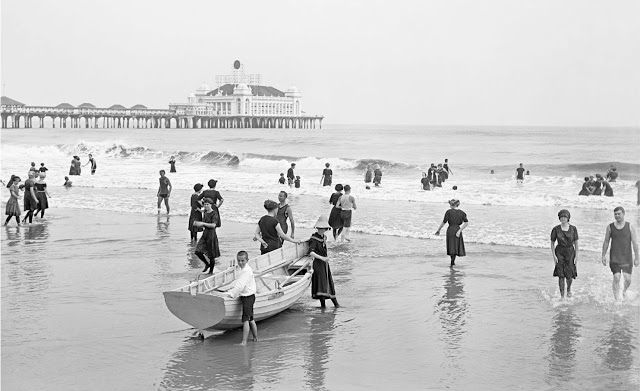 Atlantic City Beach, ca. 1900