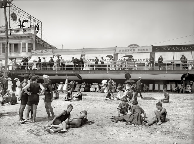 This was taken at Atlantic City beach back in 1904.