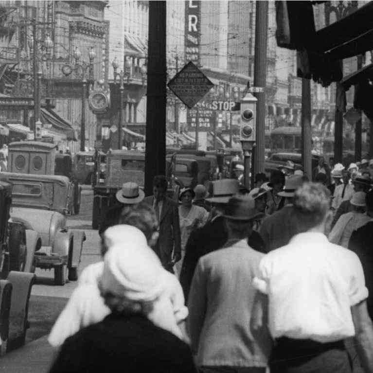 7th and Hope Streets, 1933