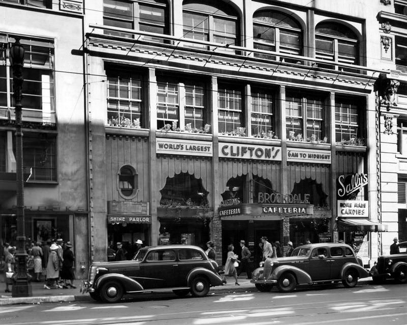 Clifton's Brookdale at 648 S. Broadway, 1936