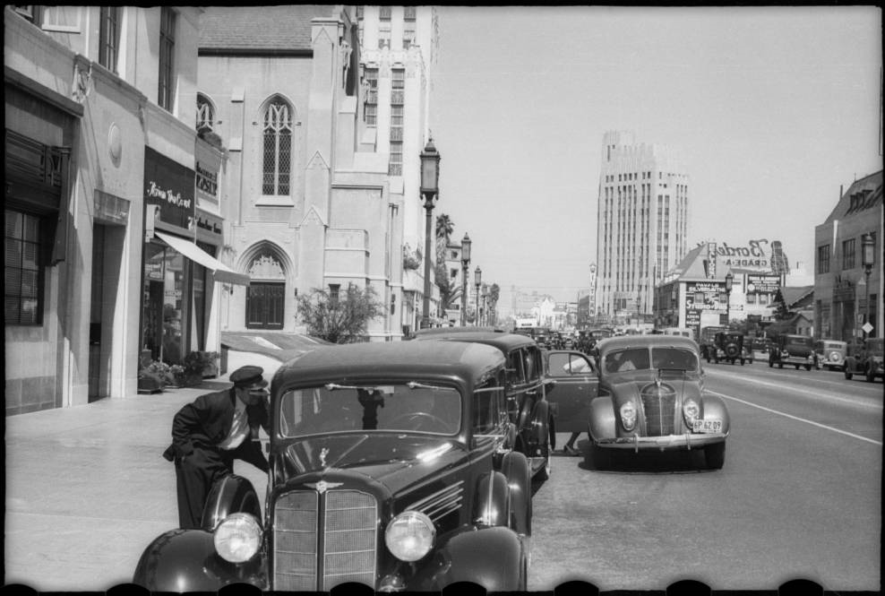 On the Boulevard, Los Angeles, 1936