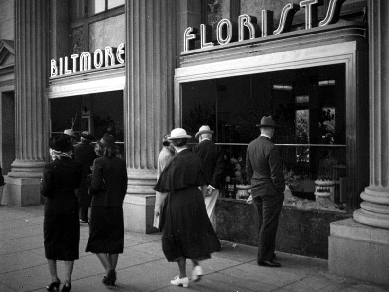 Biltmore Florists, Millennium Biltmore Hotel, 1937