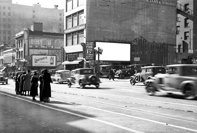 Hill near 3rd Street, 1937