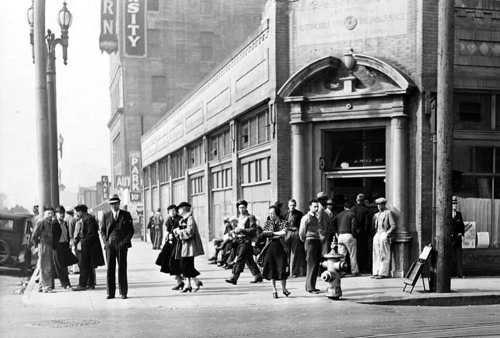 South of Hill Street, Los Angeles, ca. 1930s