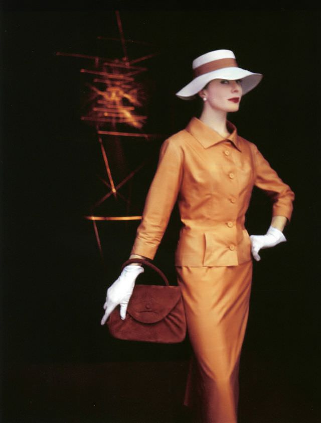 Fashion photo for Elle, 1955