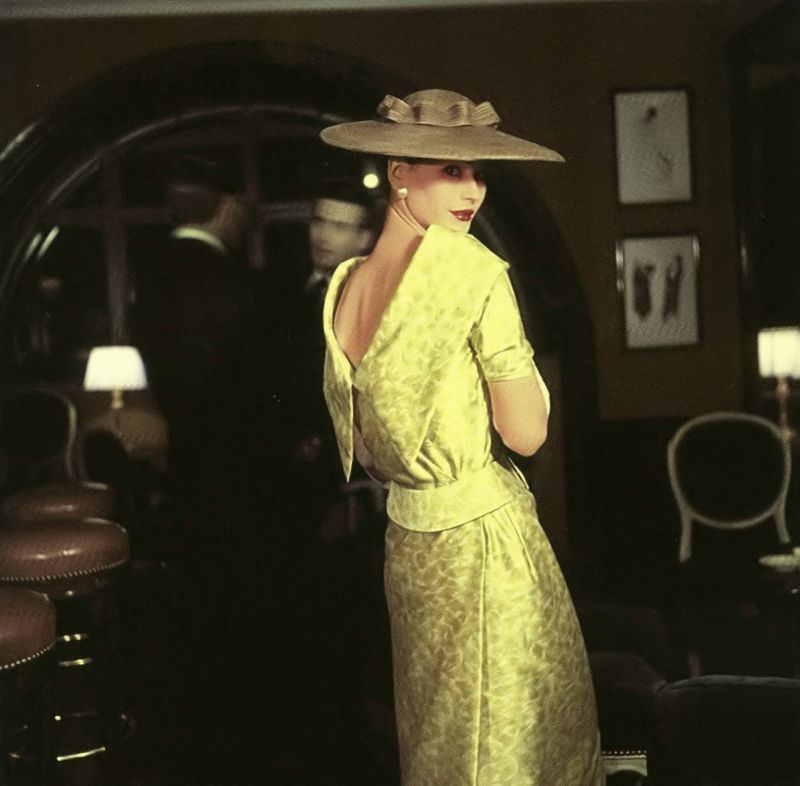 Fashion photo for Elle, May 1955