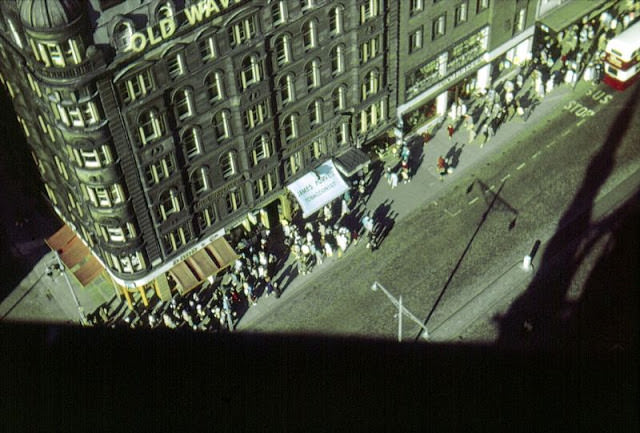 Old Waverley Hotel from the Scott Monument, Princes Street, Edinburgh, circa 1961