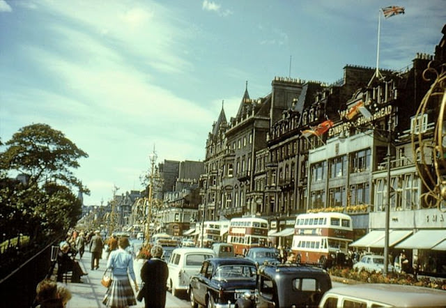 Princes Street looking west, Edinburgh, 1961