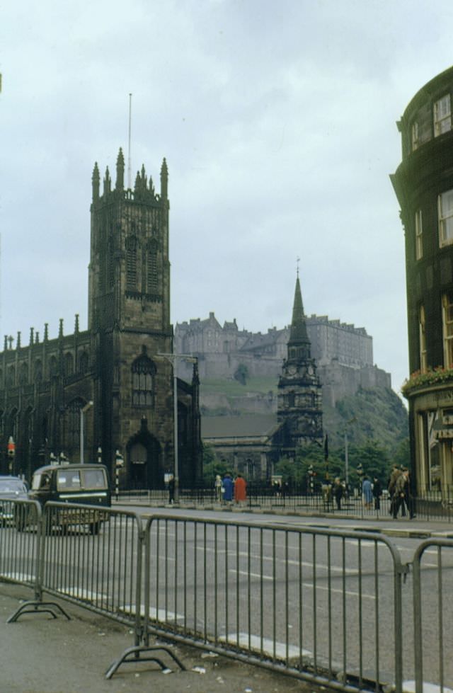 West end, Princes Street, Edinburgh, 1963