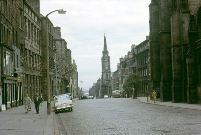 High Street Looking East at St. Giles, Edinburgh, 1964