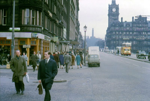 Princes Street looking east, Edinburgh, 1965