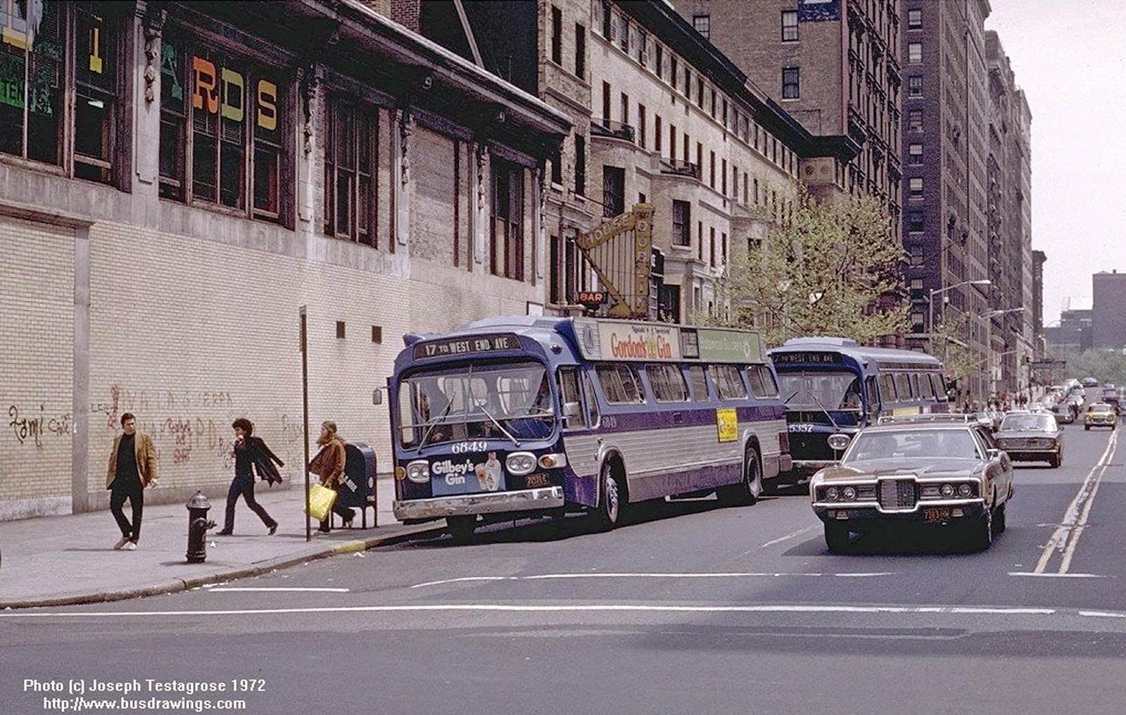 79th Street and Broadway, facing East, 1972